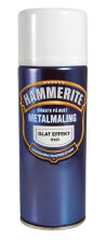 Hammerite metallmaling glatt hvit 400 ml